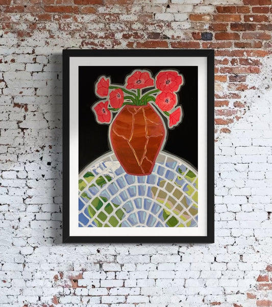 Where the Iris Blooms Giclee Print by Vanessa Franklin