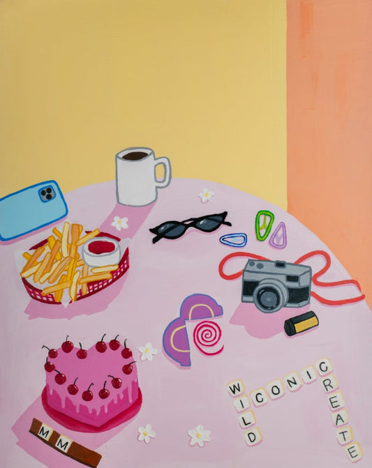 Collected Joy Giclée Print — room mockup
