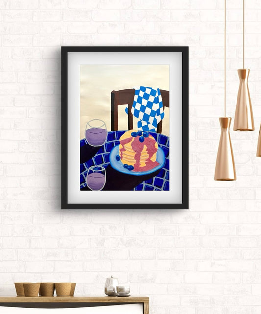 Benson's Pancakes Giclee Print by Vanessa Franklin