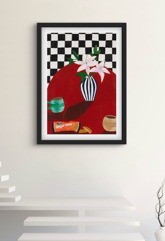 The Ottilie Giclee Print room mockup