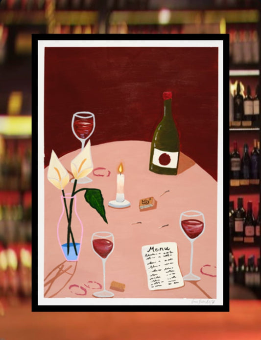 'Vin' Studio Giclee Print - as seen in World of Interiors